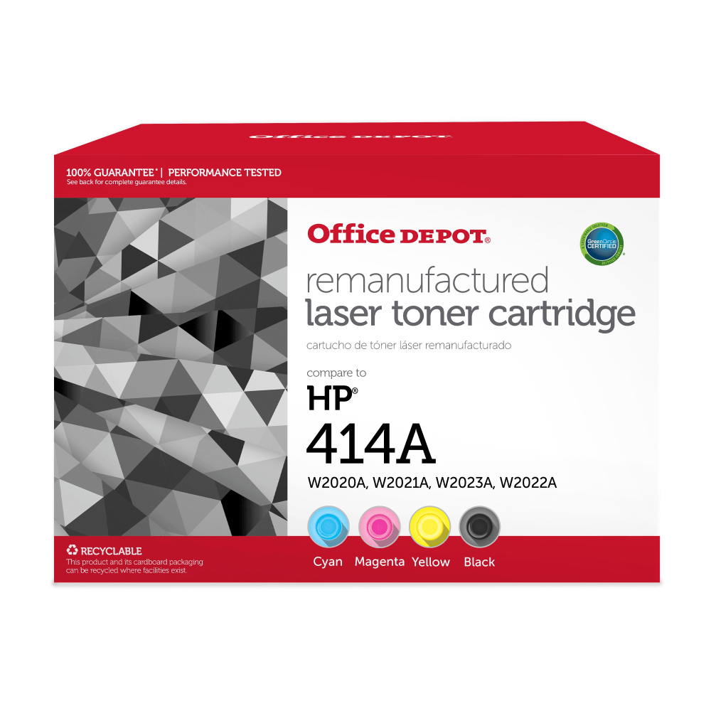 Office Depot® Brand Remanufactured Black, Cyan, Magenta, Yellow