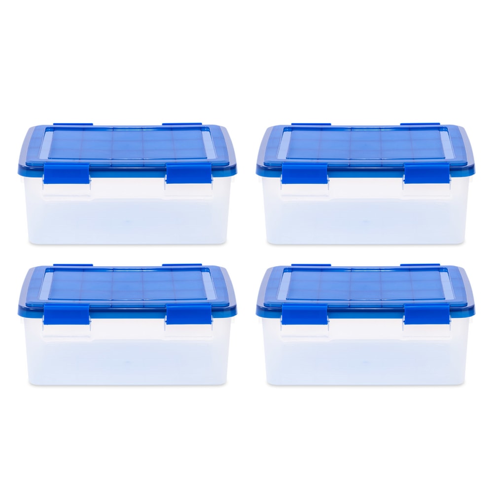 Iris Ultimate Weathertight Storage Boxes, 19-3/4”L x 16-3/16”W