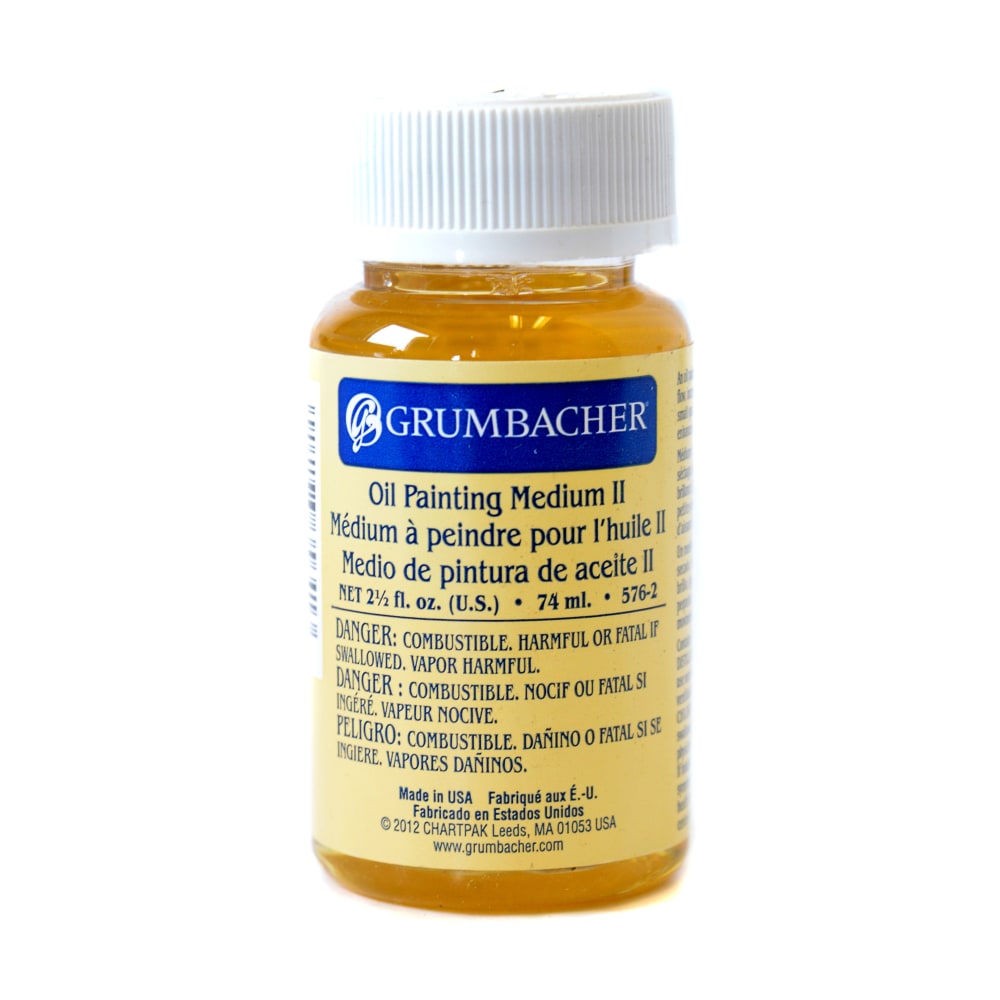 Grumbacher Oil Painting Medium II Paint Mediums, 2.5