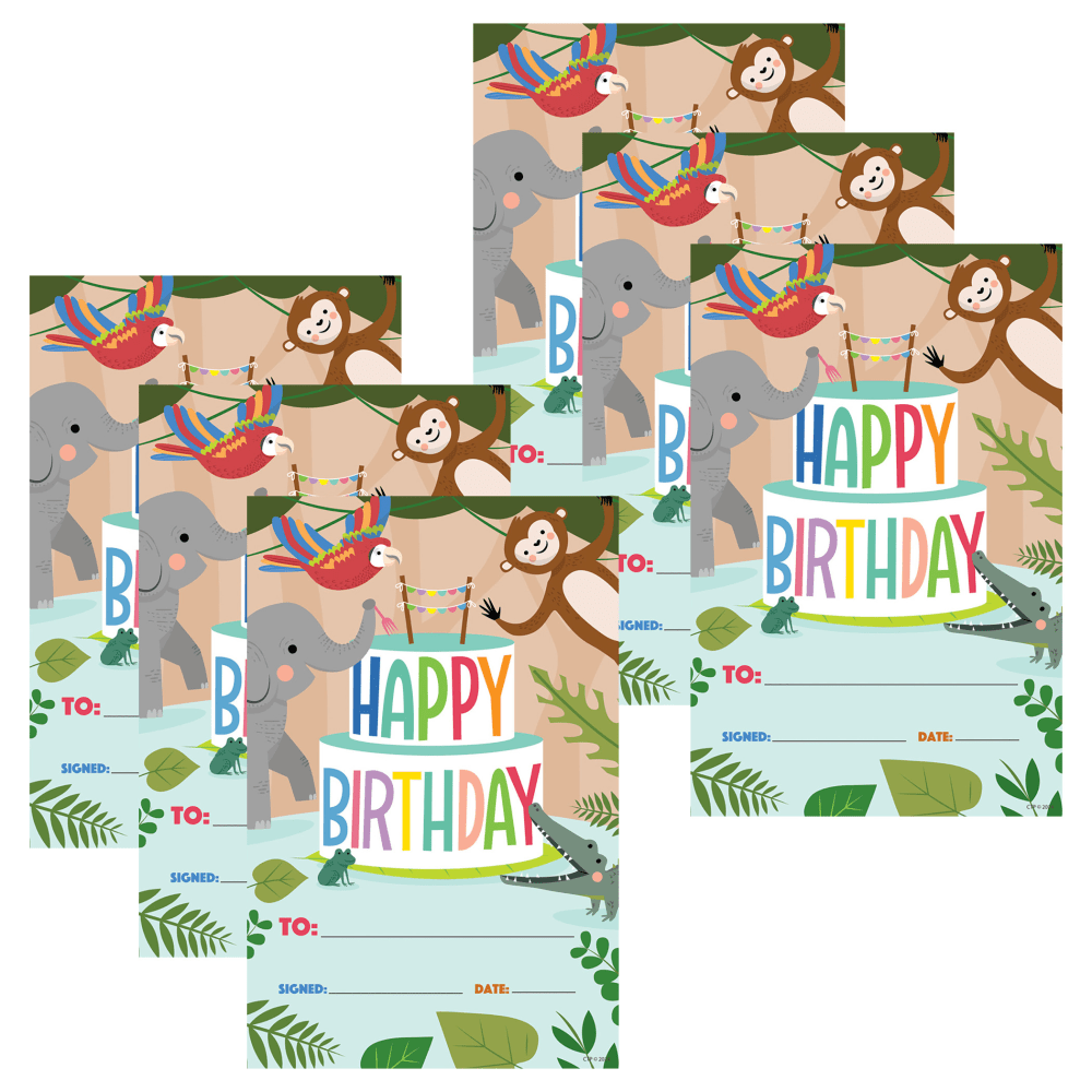 Creative Teaching Press Jungle Friends Happy Birthday Awards,