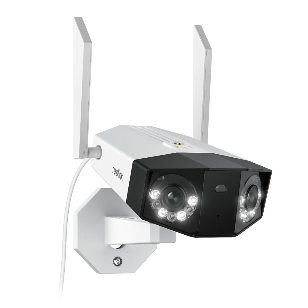 Reolink WiFi-Outdoor 4K Dual-Lens 180° Panorama Security Camera,