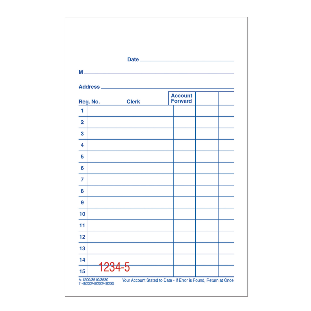 Adams® Carbonless 2-Part Sales Book, 3 3/10" x