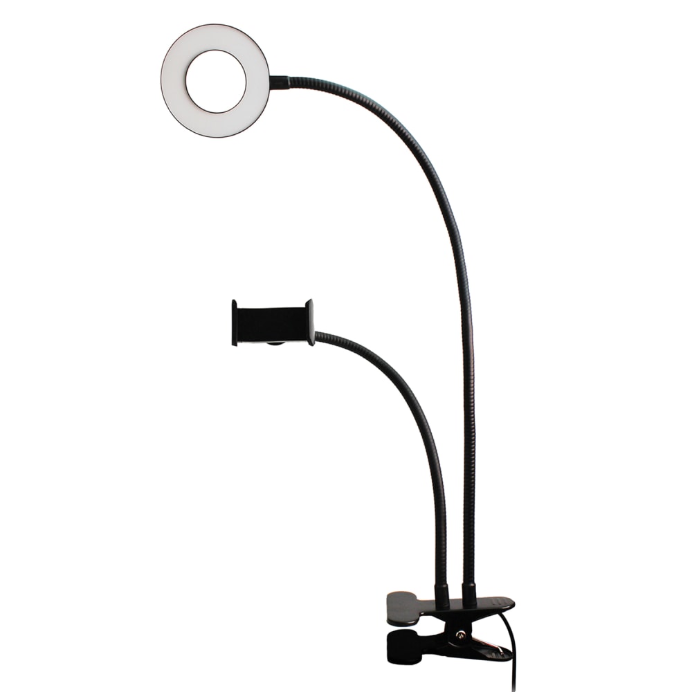 Cygnett V-Classic 2-in-1 Selfie Ring Light, 7"H, 8.5W