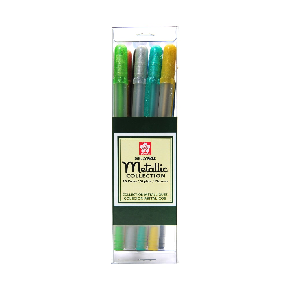 Sakura Gelly Roll Metallic Pens, Cube Collection, Assorted