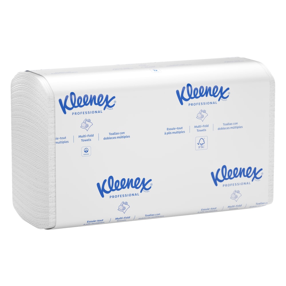 Kleenex® Premiere 1-Ply Paper Towels, 50% Recycled, 120