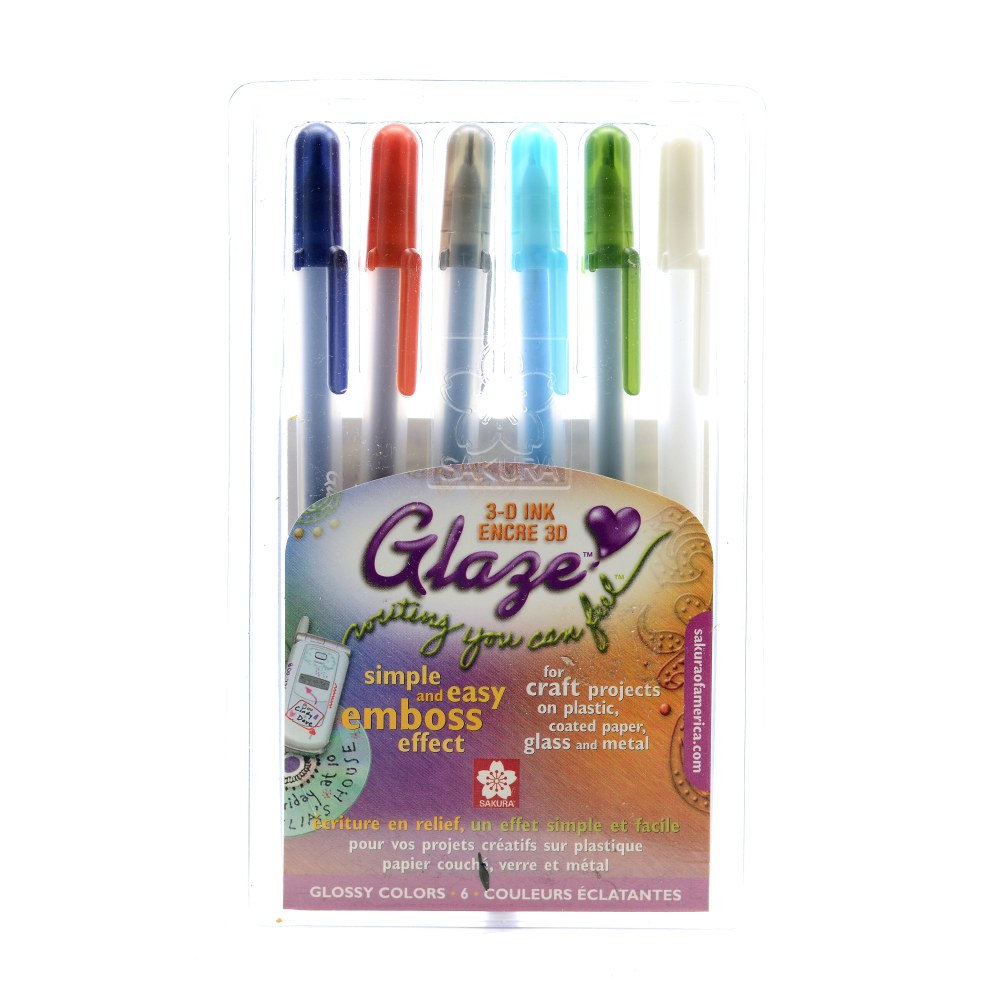 Sakura Gelly Roll Glaze Pens, 0.8 mm, Assorted