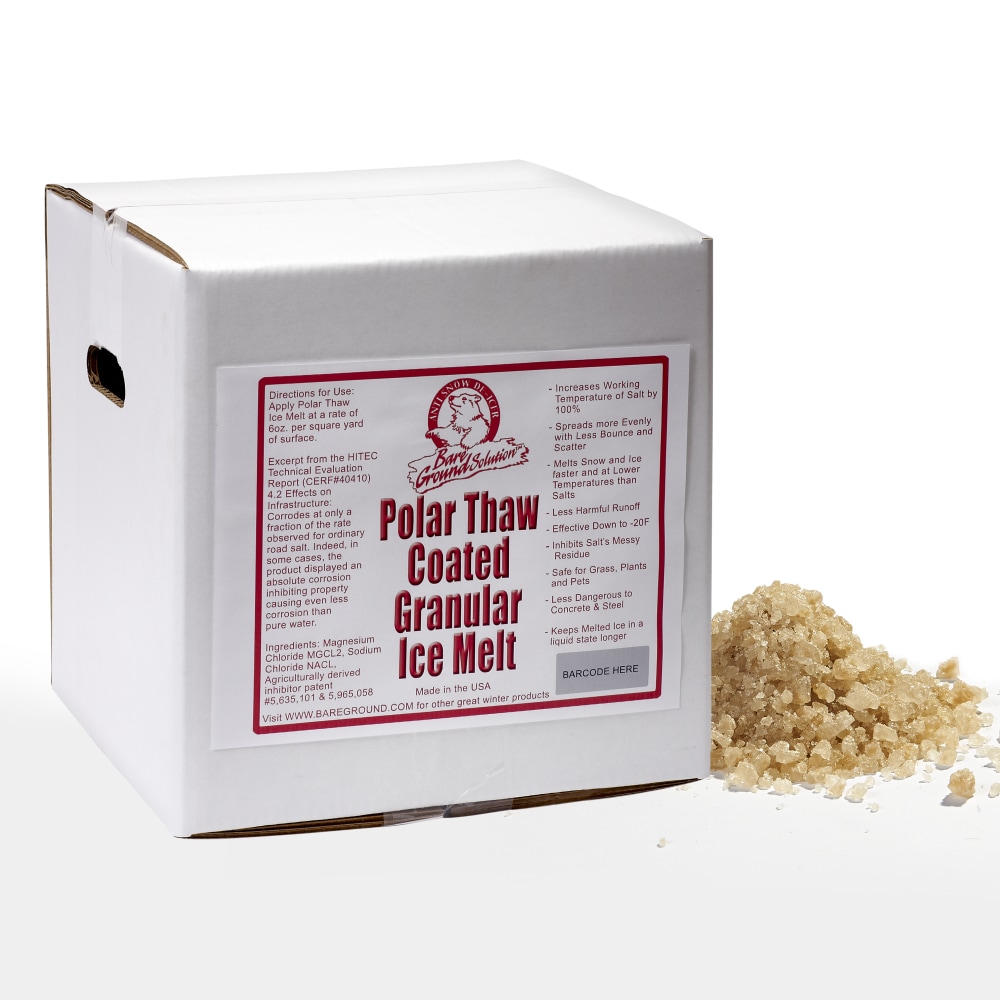 Bare Ground Granular Ice Melt, Premium Blend, 40
