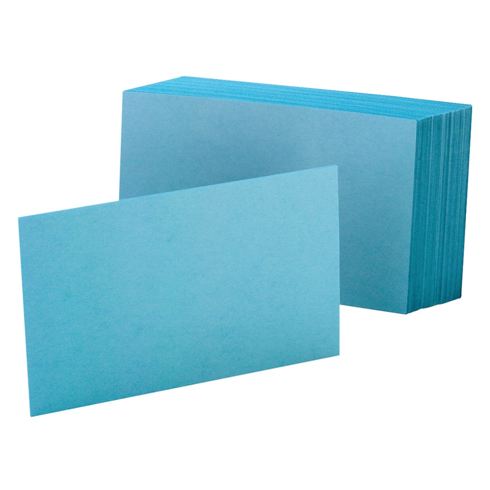 Oxford® Color Index Cards, Unruled, 4" x 6",