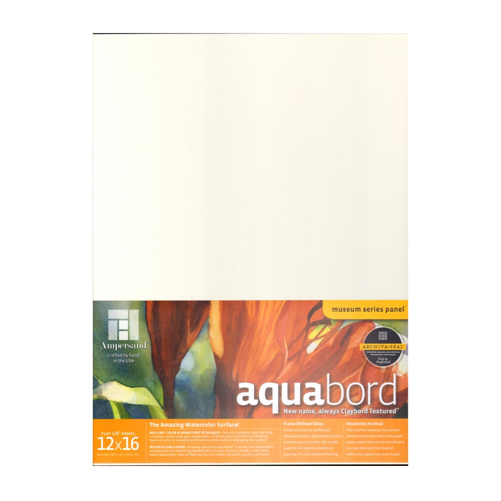 Ampersand Aquabord, 12" x 16", Pack Of 2