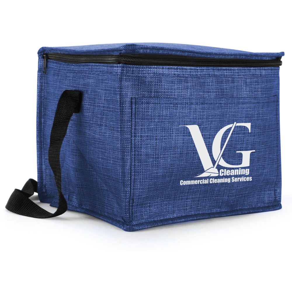 Custom Promotional Silver-Tone Cooler Bags, Set Of 50