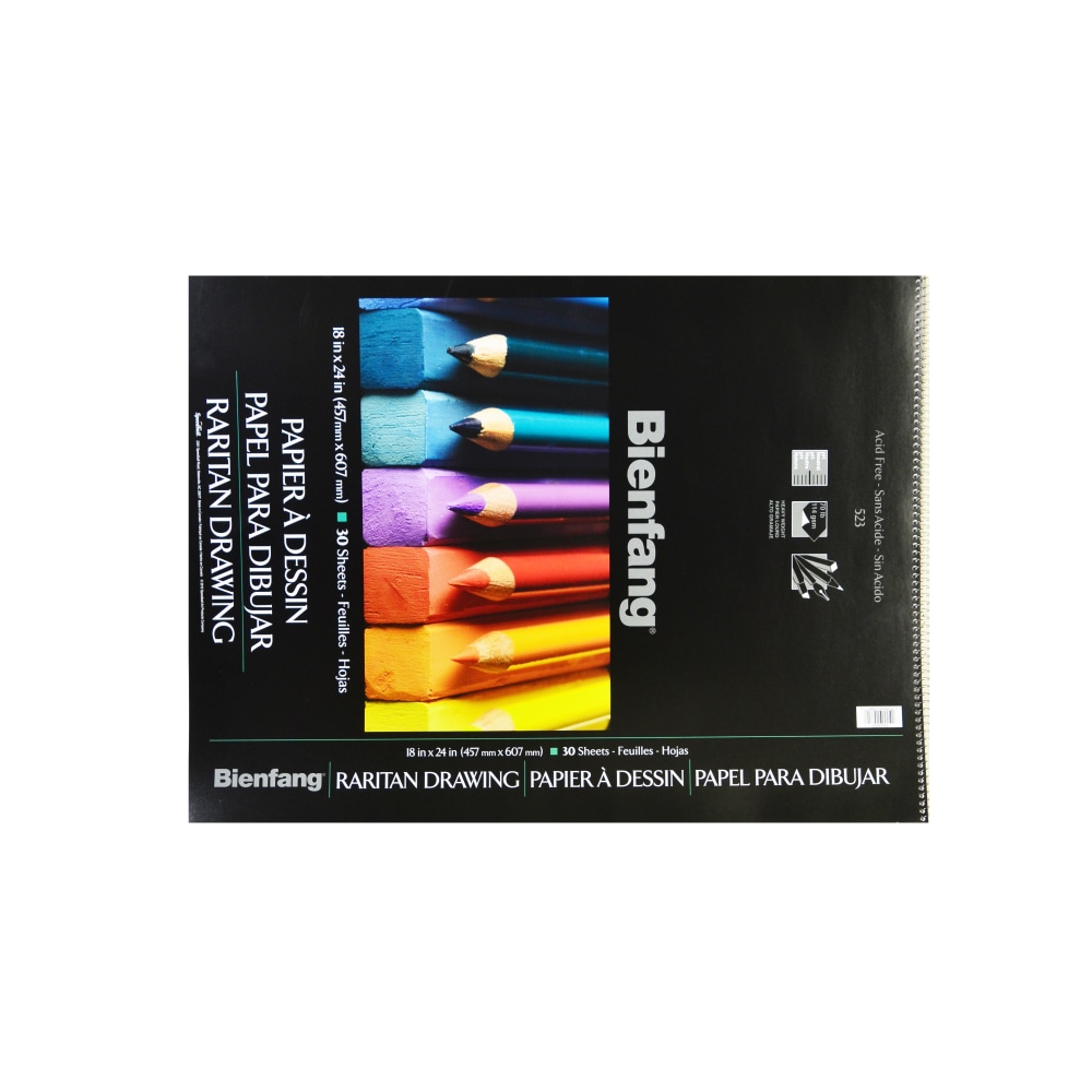 Bienfang Raritan Heavyweight Drawing Pads, 18" x 24",