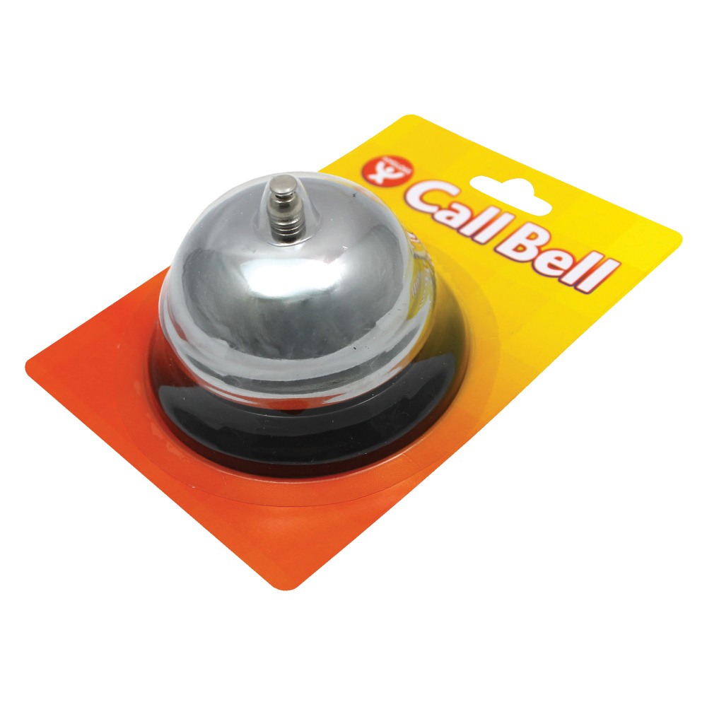 Hygloss Call Bells, 4", Silver, Pack Of 6