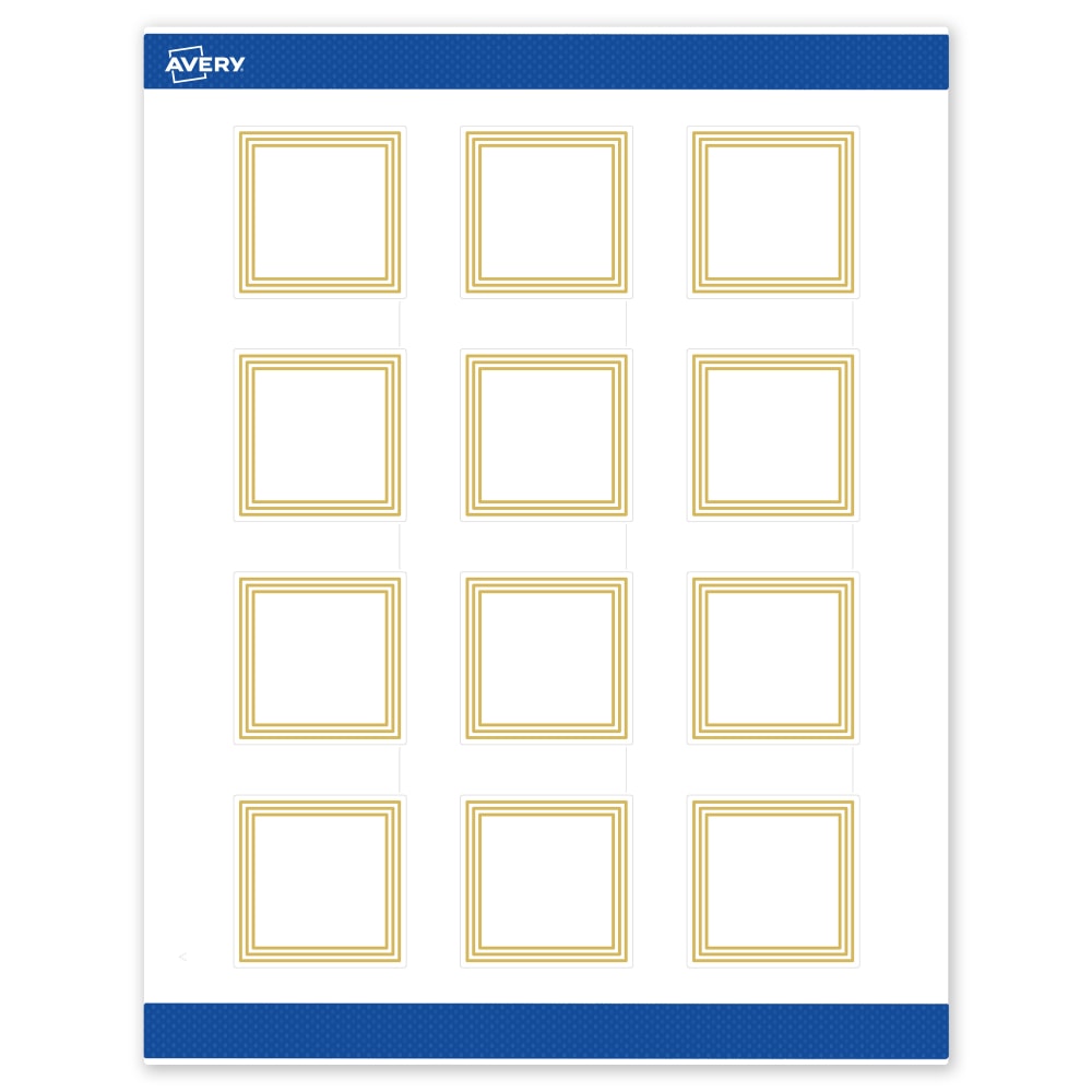 Avery® Print-To-The-Edge Labels With Sure Feed® Technology,