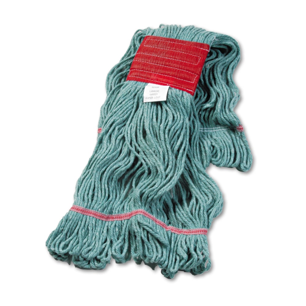 Boardwalk® Super Loop Wet Mop Head, Large, Green