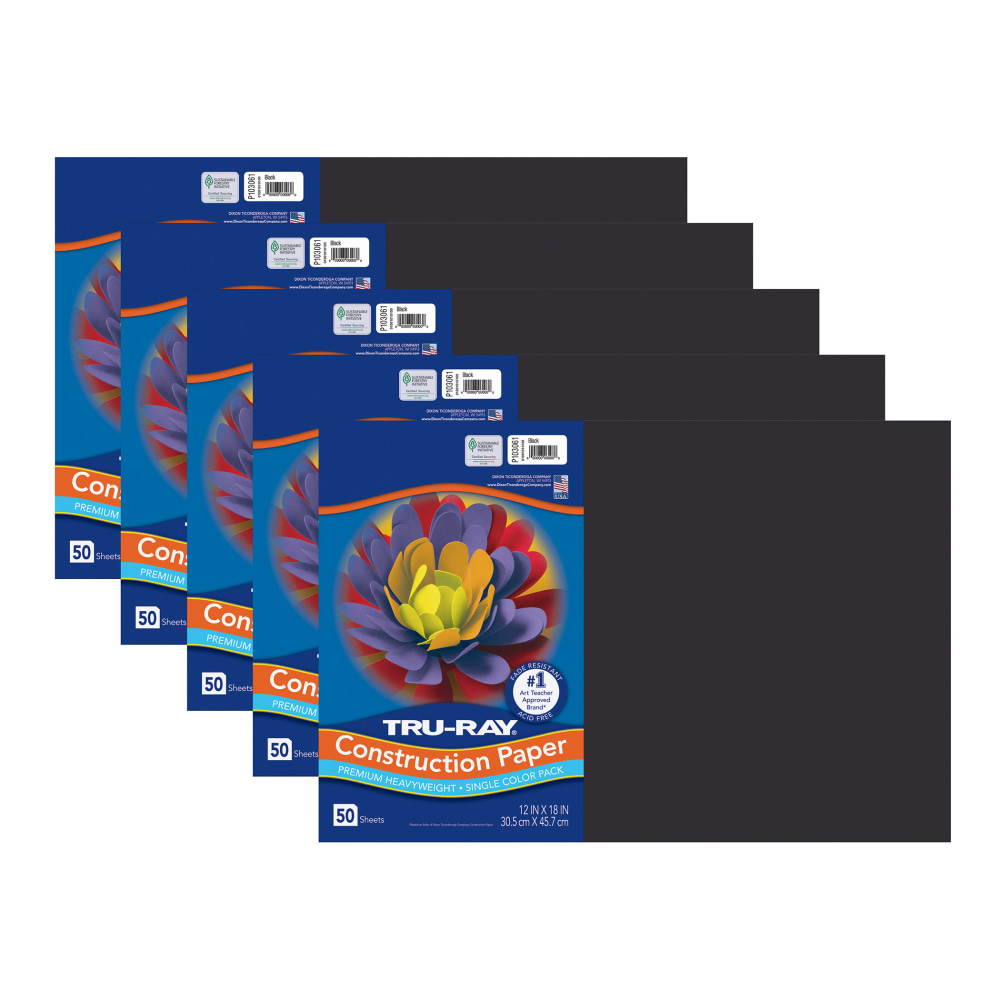 Tru-Ray Construction Paper, Heavyweight, 12" x 18",
