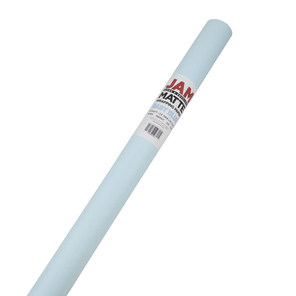JAM Paper® Wrapping Paper, Matte, 25 Sq Ft,