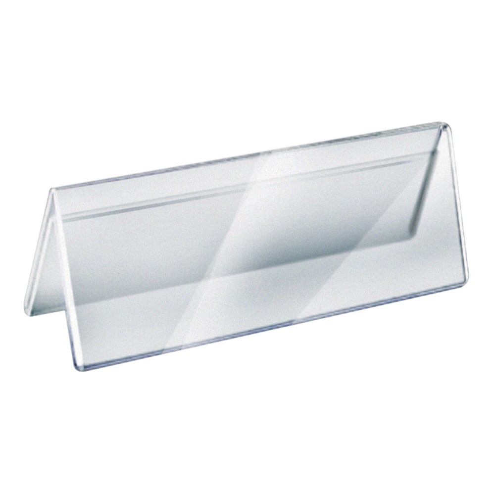 Azar Displays 2-Sided Acrylic Name Plates, 3" x