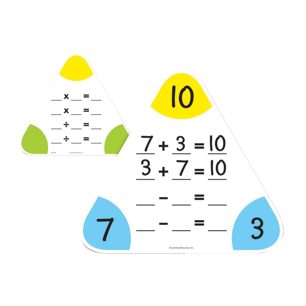 Learning Resources® Write & Wipe Fact Family Dry-Erase