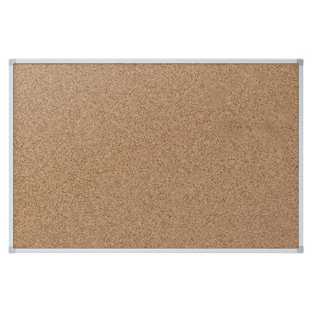 Quartet® Economy Cork Bulletin Board, 36" x 24",