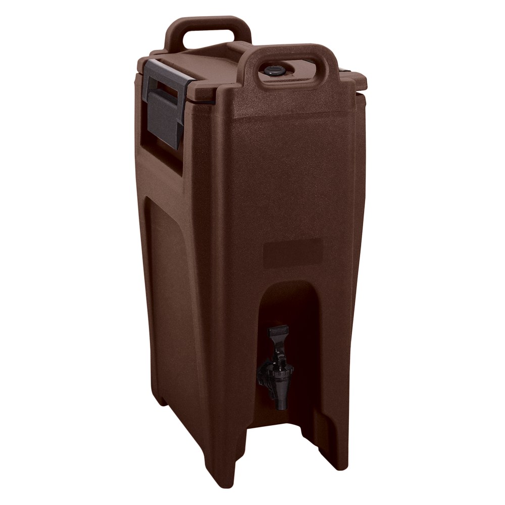 Cambro Ultra Camtainer Beverage Dispenser, 5 Gallons, Dark