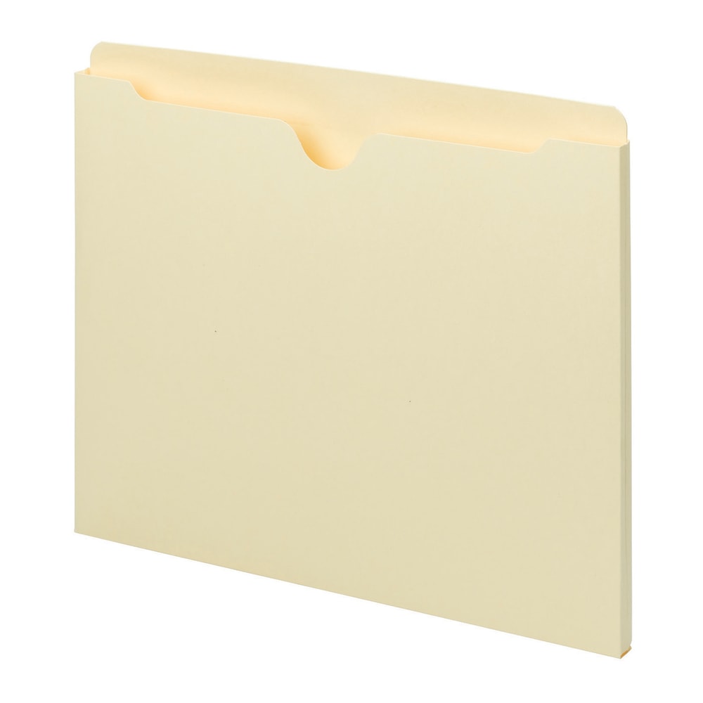 Smead® Manila File Jackets, Single-Ply Tab, 9 1/2"