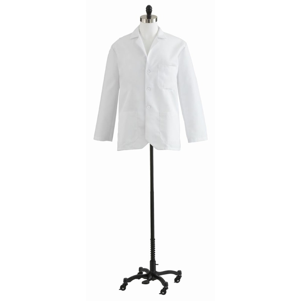 Medline Men&#x27;s 3-Button Consultation Coat, 52", White
