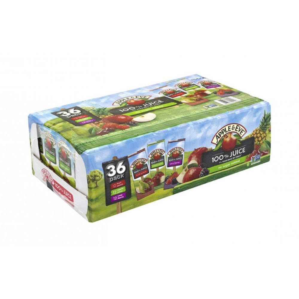 Apple & Eve 100% Juice Variety Pack, 6.75