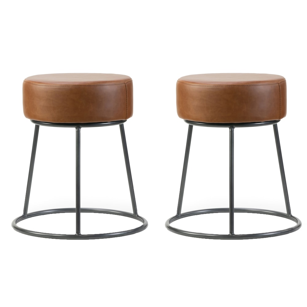 Glamour Home Amie Dining Chairs, Brown, Set Of