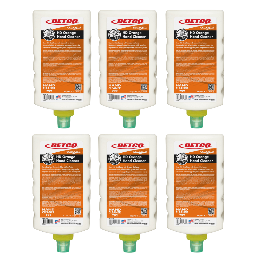 Betco® Triton® HD-792 Heavy-Duty Hand Cleanser, 2 Liters,