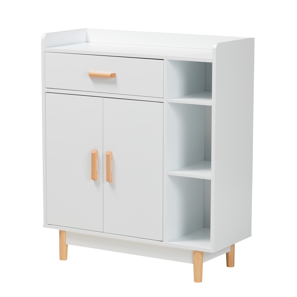 Baxton Studio Russell Mid-Century Modern 2-Tone 2-Door Sideboard,