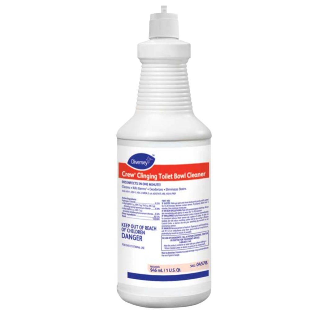 Diversey™ Crew Clinging Toilet Bowl Cleaner, Floral Scent,