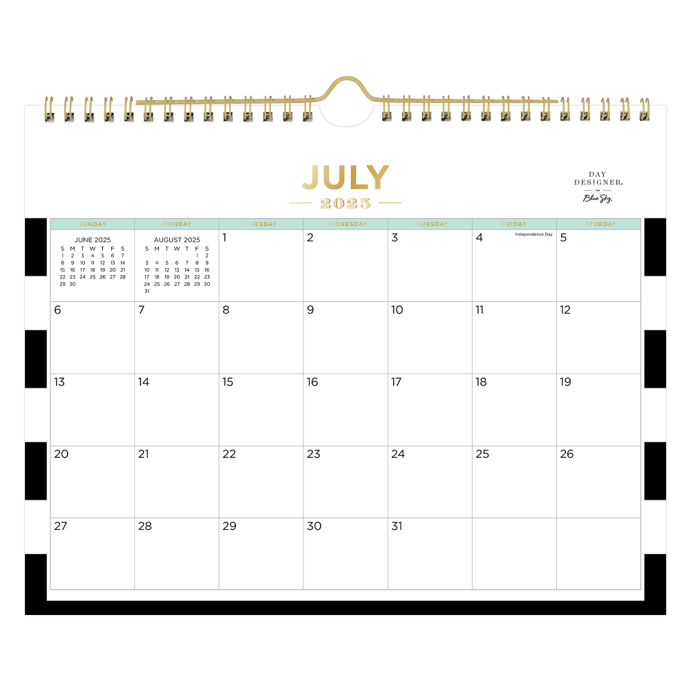 2025-2026 Day Designer Monthly Academic Wall Calendar, 11”
