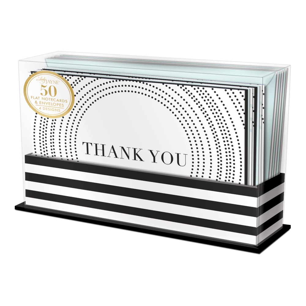 Lady Jayne Flat-Panel Thank You Note Cards With