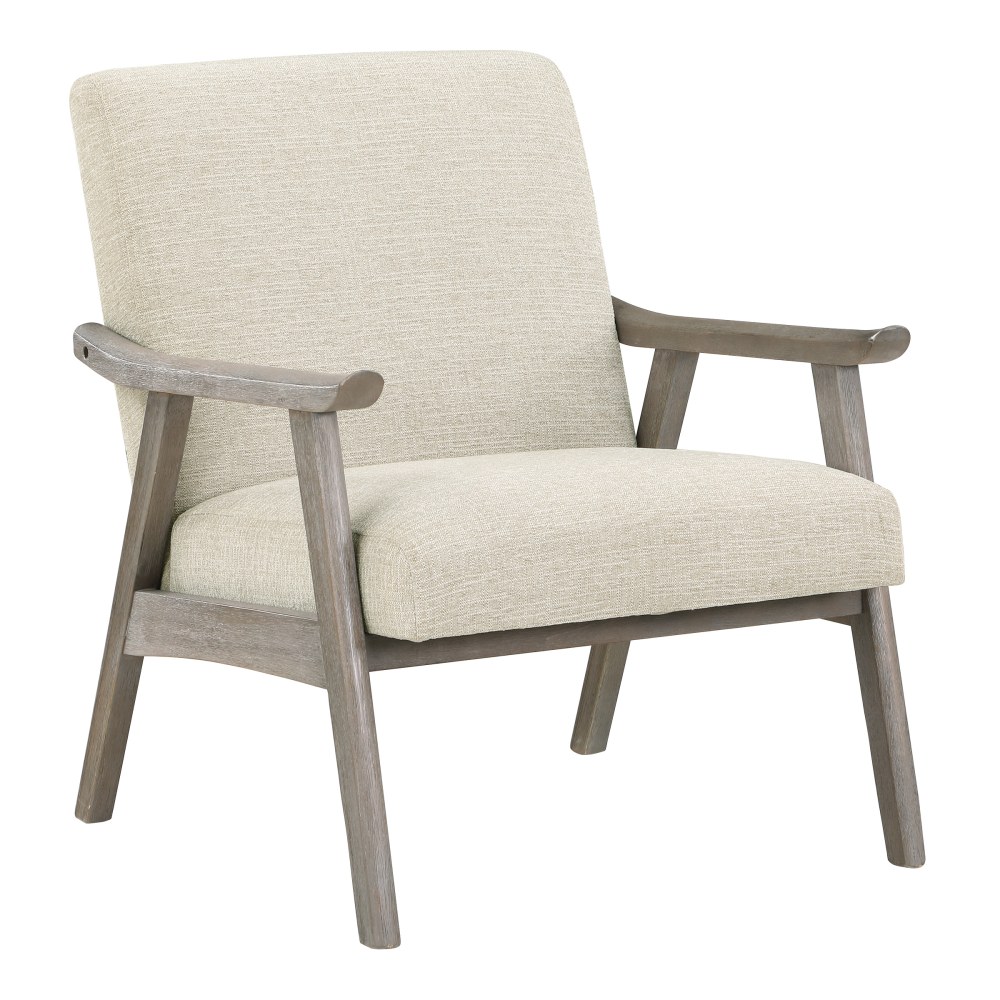 Office Star™ Weldon Armchair, Gray/Brushed Gray
