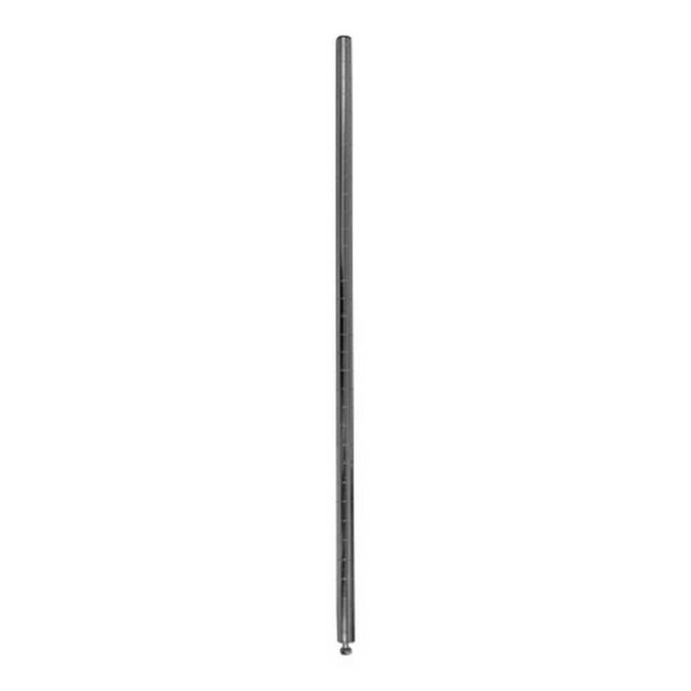 Focus Foodservice Chrome-Plated Shelf Post, 33", Silver