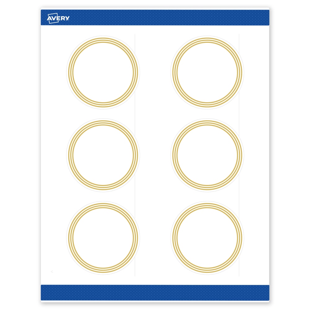 Avery® Print-To-The-Edge Labels With Sure Feed® Technology,