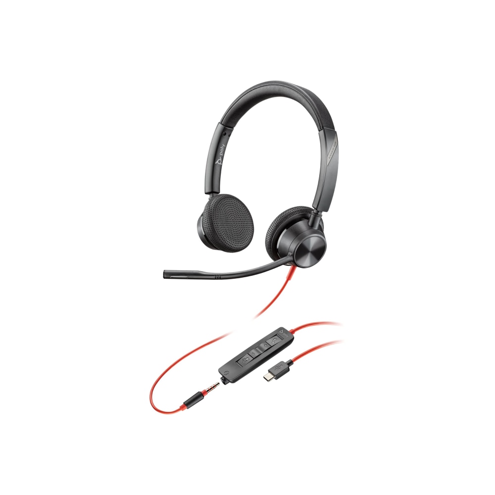 Poly Blackwire 3325 Microsoft Teams Certified USB-C Headset