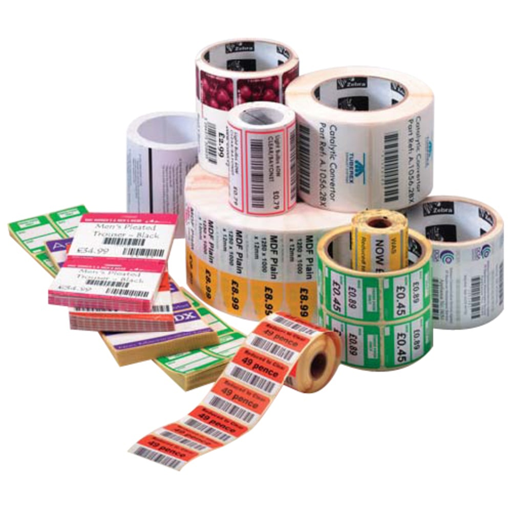 Zebra Label, G44729, Polypropylene 4" x 2" Thermal