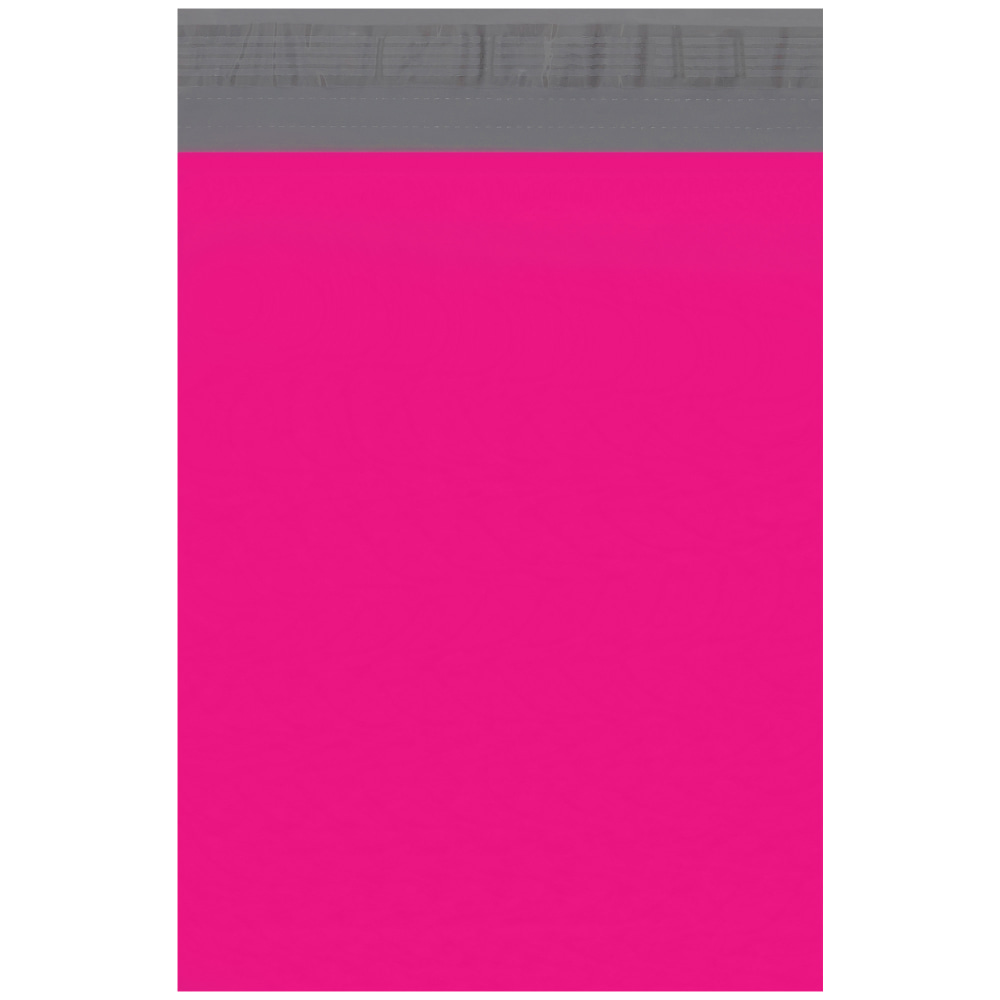 Partners Brand 10" x 13" Poly Mailers, Pink,