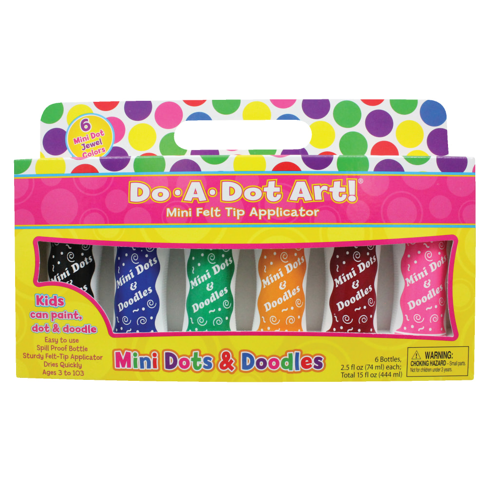 Do-A-Dot Art!™ Mini Felt Tip Markers, Jewel Tone,