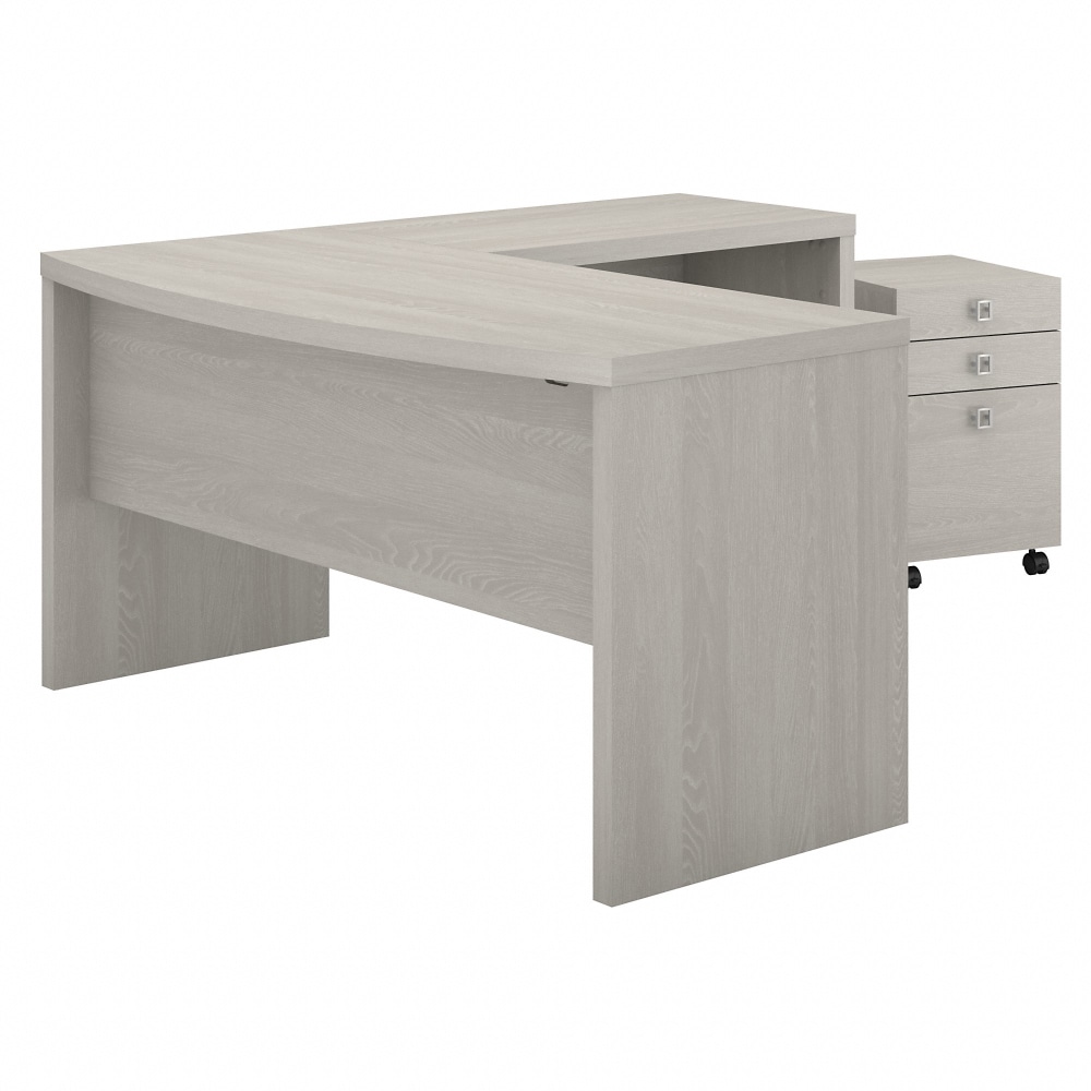 Bush Business Furniture Echo 60"W L-Shaped Bow-Front Corner