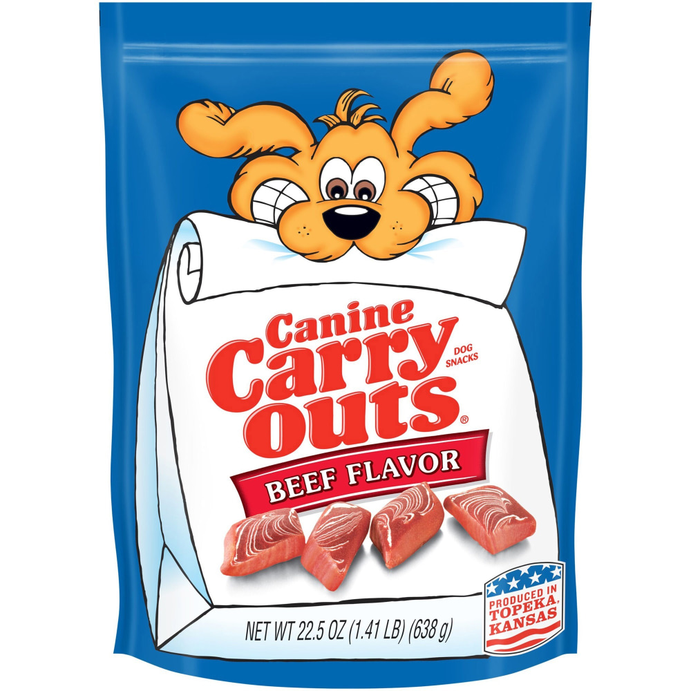 Canine Carryouts Beef Flavor Chewy Dog Treats -