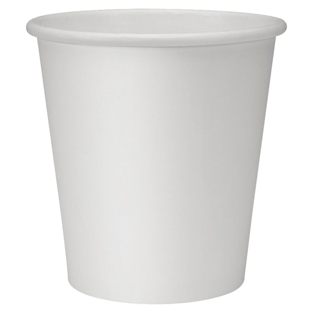 Genuine Joe Polyurethane-Lined Disposable Hot Cups, Single, 10