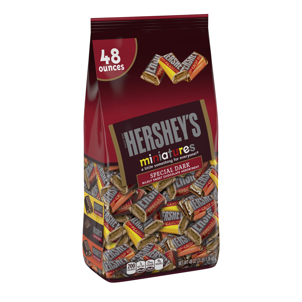 Hershey&#x27;s® Special Dark Miniatures Assortment, 3 Lb Bag