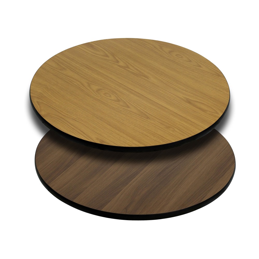 Flash Furniture Round Table Top With Reversible Laminate