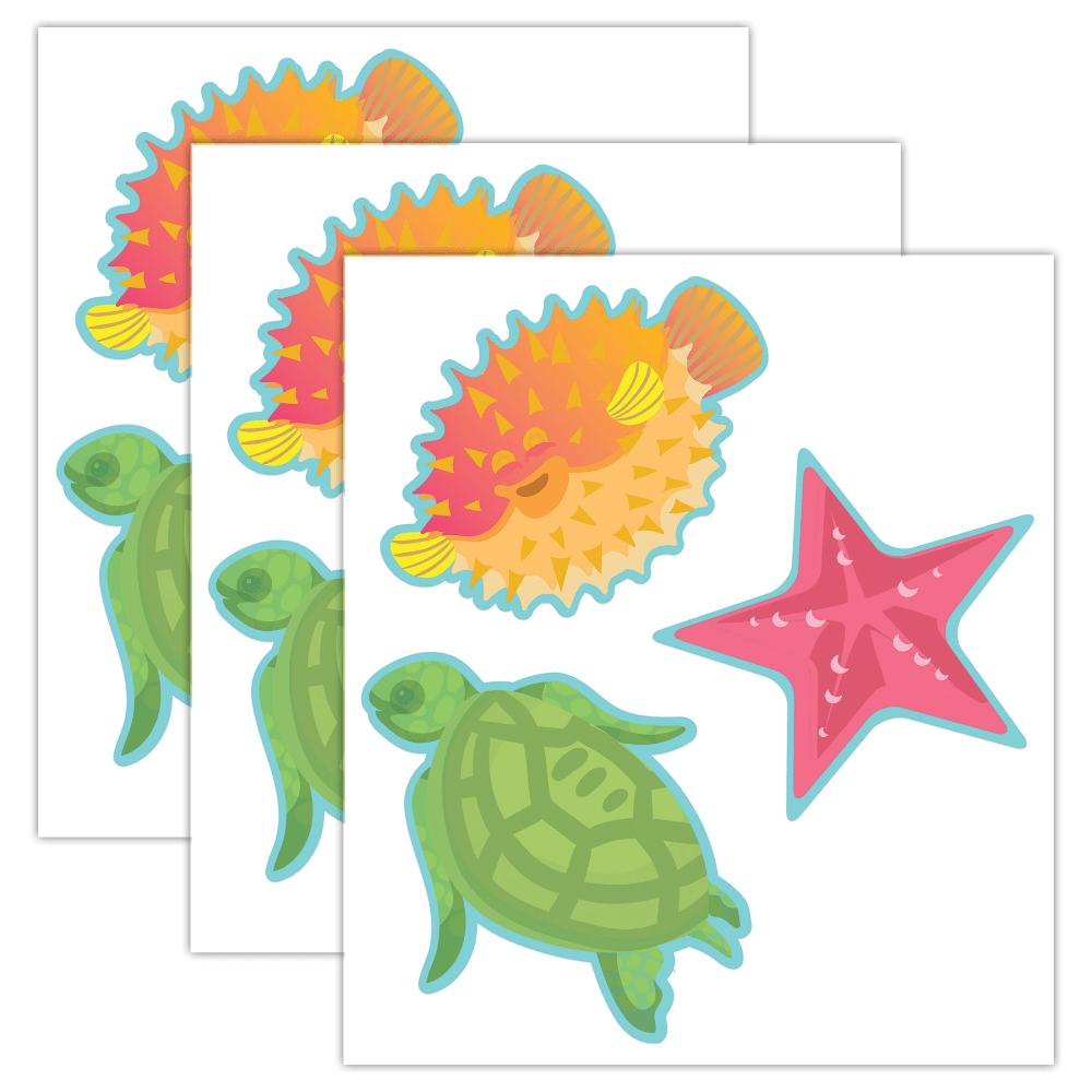 Eureka Paper Cut-Outs, Seas the Day Fish, 5-1/2”