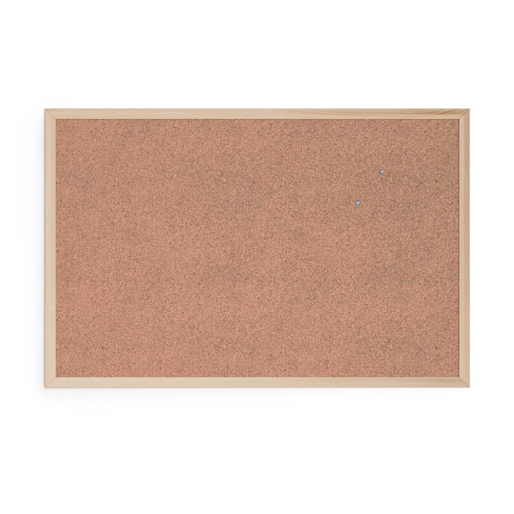 U Brands Cork Bulletin Board, 36" X 24",
