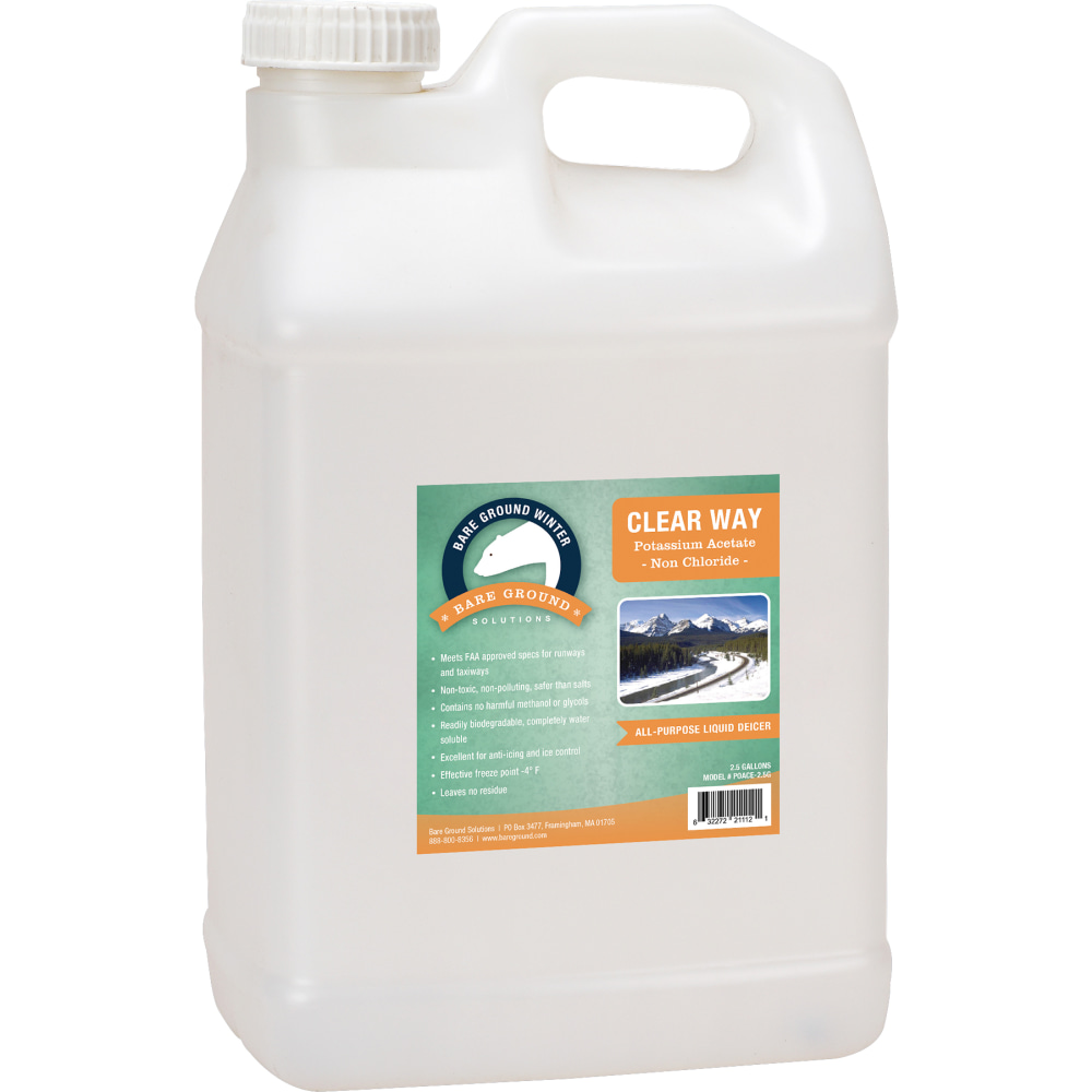 Bare Ground Clear Way Non-Chloride Potassium Acetate Liquid