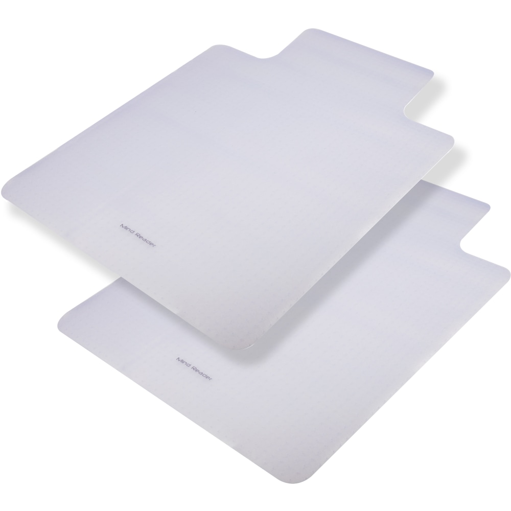 Mind Reader Office Chair Mat for Carpet PVC,