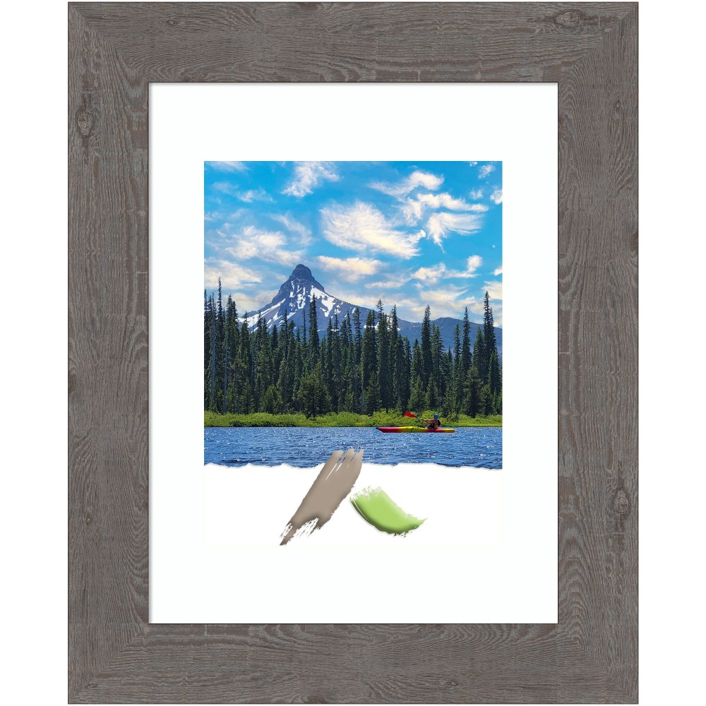 Amanti Art Rectangular Narrow Picture Frame, 14” x